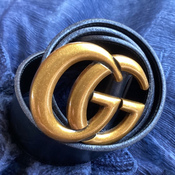 Gucci Accessories - Black Leather Gucci Belt